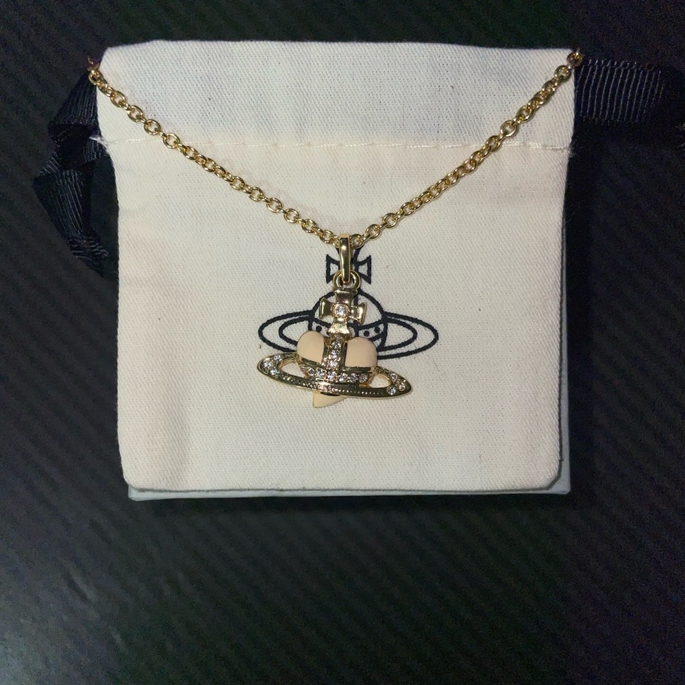 Vivienne Westwood Gold Orb Pendant Necklace